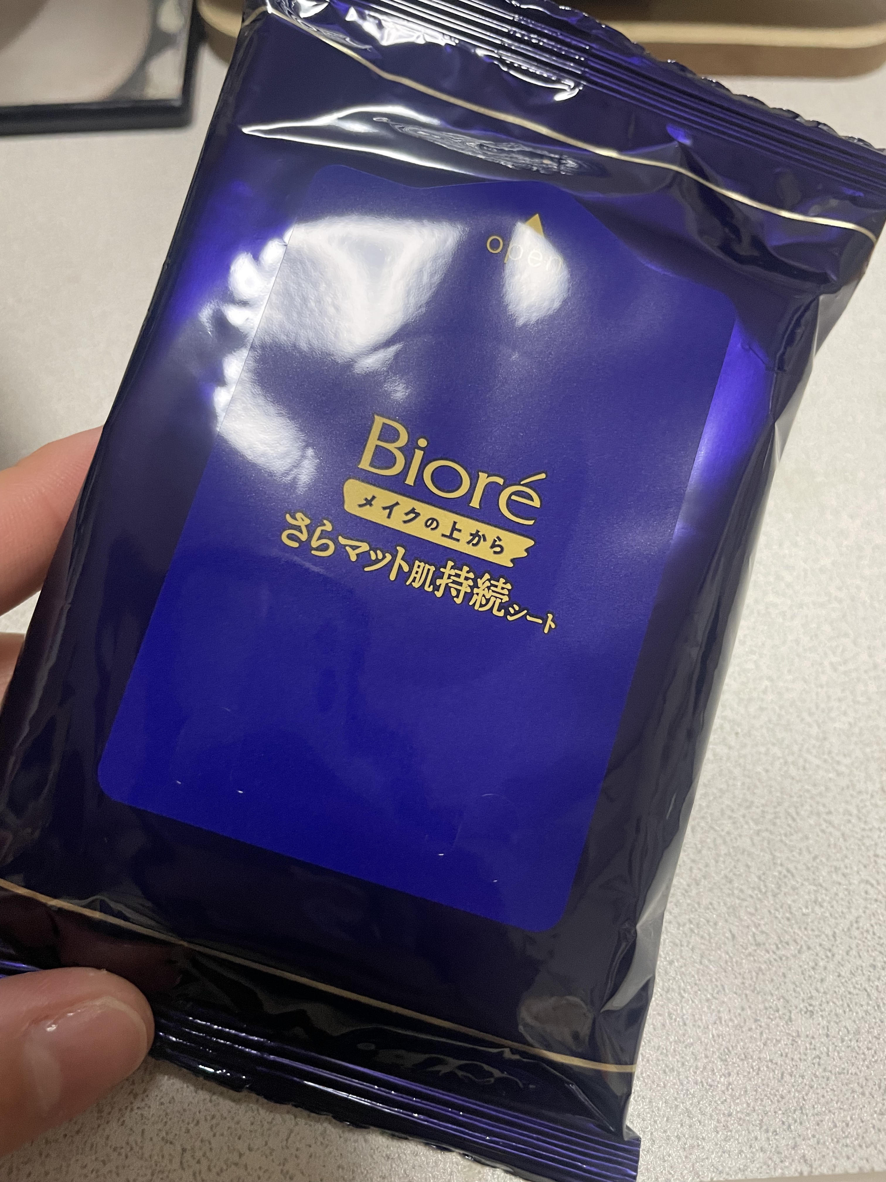 ビオレ メイク持続シート さらマット肌/ビオレ/フェイスシートを使ったクチコミ（3枚目）