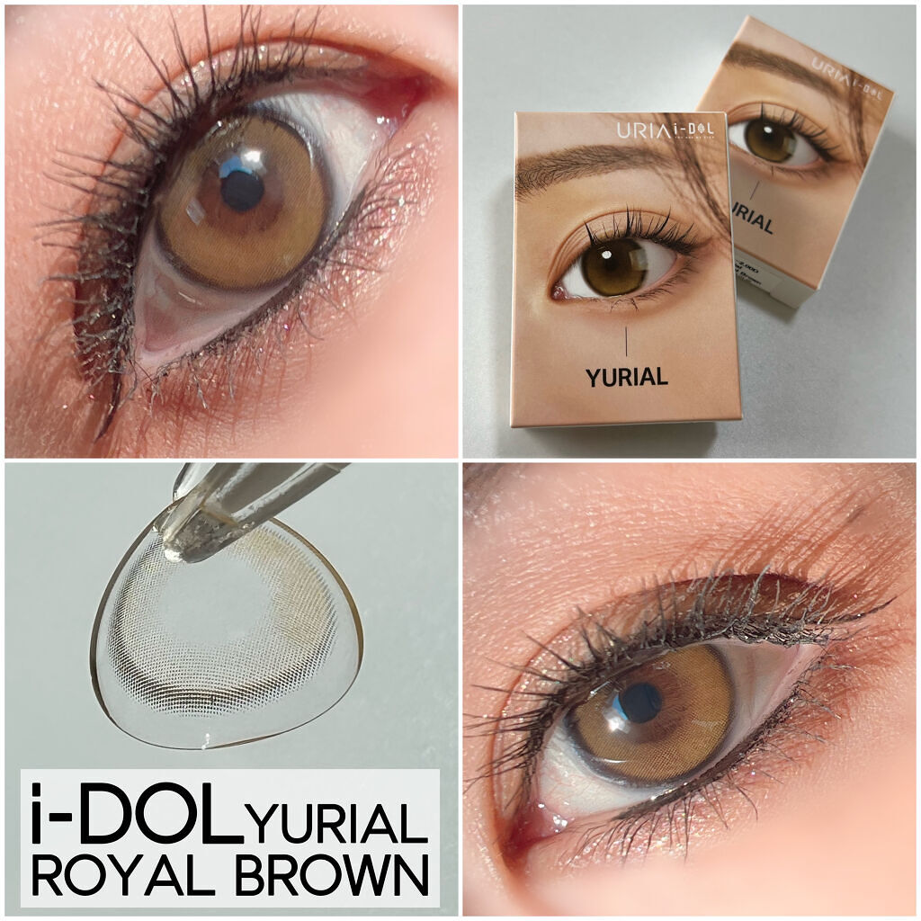 YURIAL Monthly/i-DOL/カラーコンタクトレンズを使ったクチコミ（1枚目）