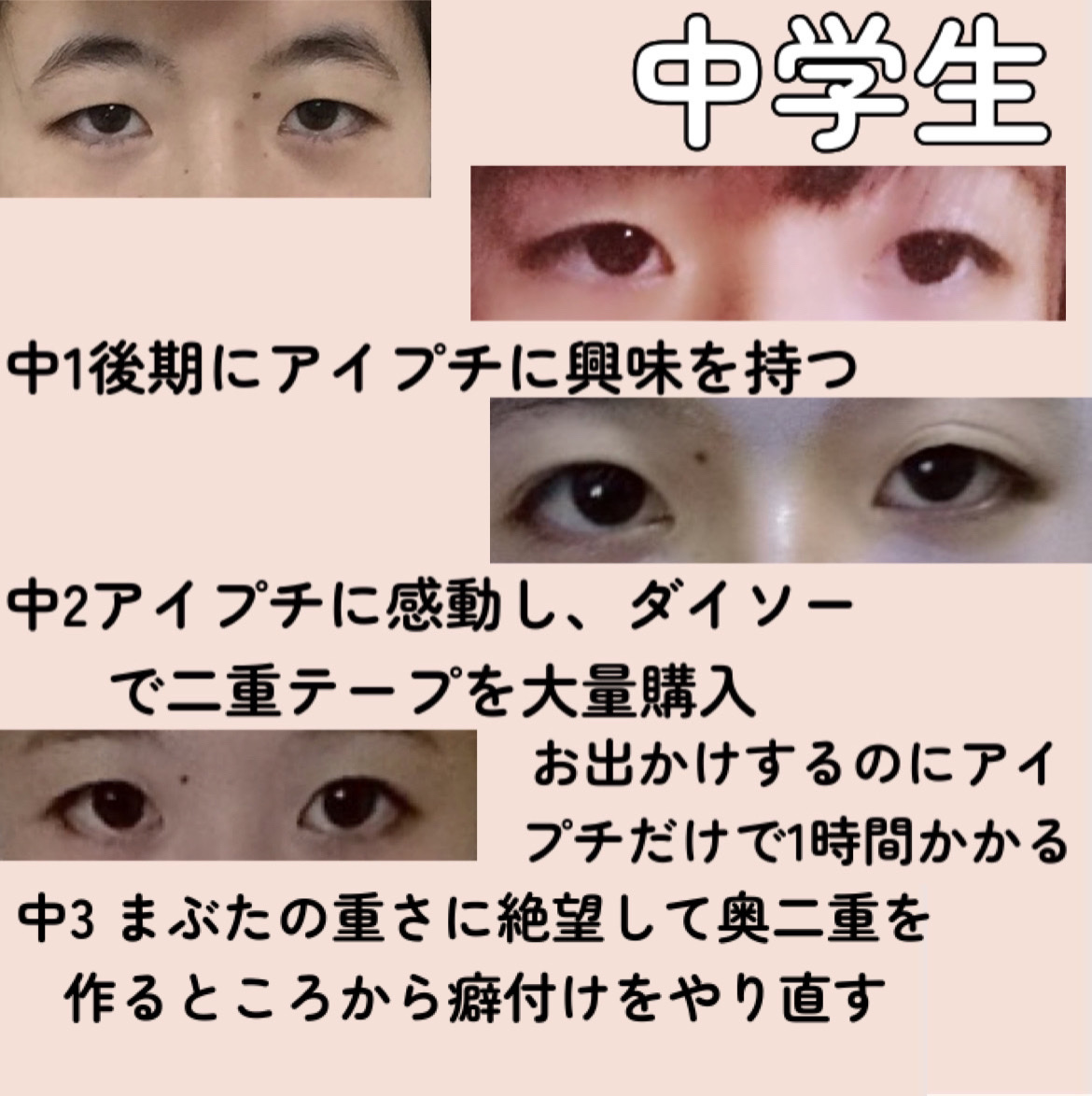 ワンダーアイリッドテープ Extra/D-UP/二重まぶた用アイテムを使ったクチコミ（3枚目）