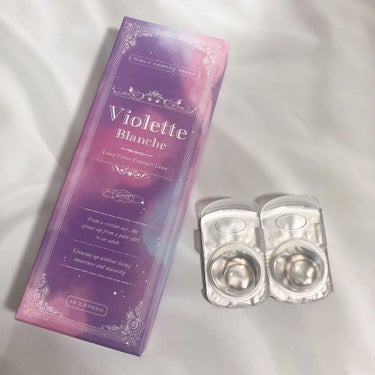 
こんにちは 🙋🏻‍♀️

今回はカラコンの商品紹介をしたいと思います !!


☑︎ Violette Blanche -ヴィオレットブランシュ-
color:プリエール / 1day.1箱10枚入り