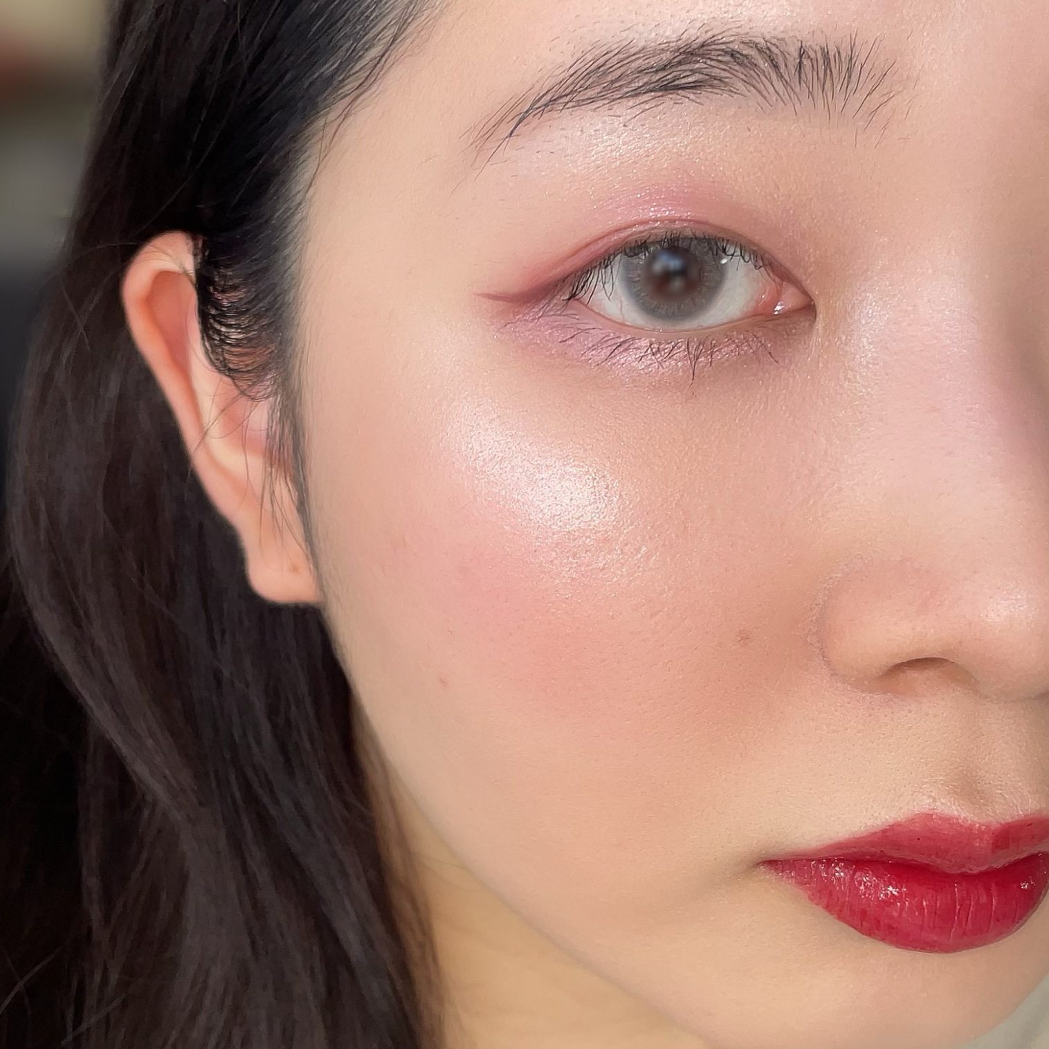 ルージュ ピュールクチュール ヴェルニ ウォーターステイン/YVES SAINT LAURENT BEAUTE/口紅を使ったクチコミ（2枚目）