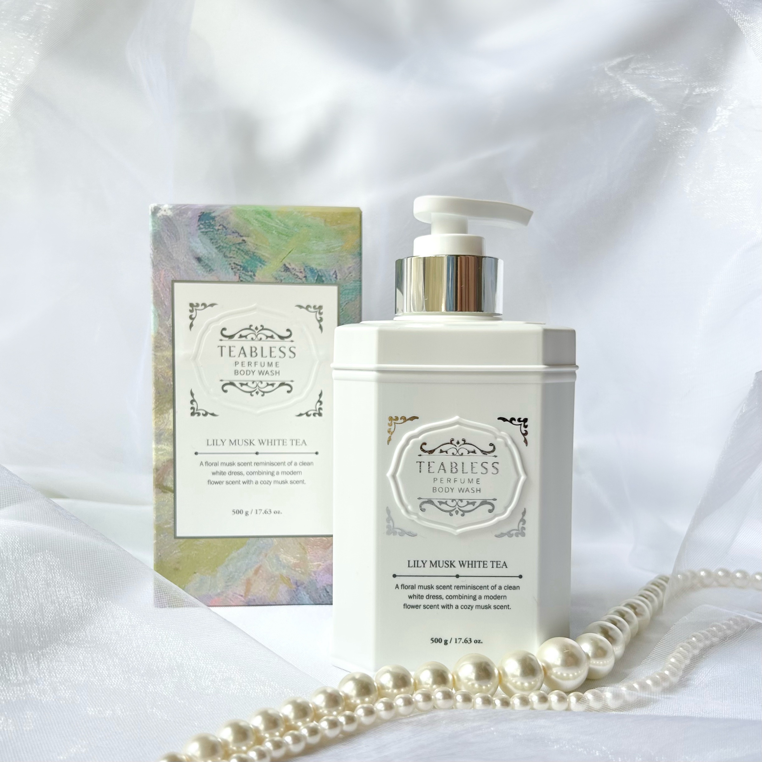 パフュームボディローション リリィムスクホワイトティー/TEABLESS/ボディローションを使ったクチコミ（2枚目）