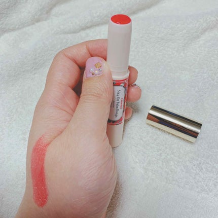 ステイオンバームルージュ/キャンメイク/口紅を使ったクチコミ(3枚目)