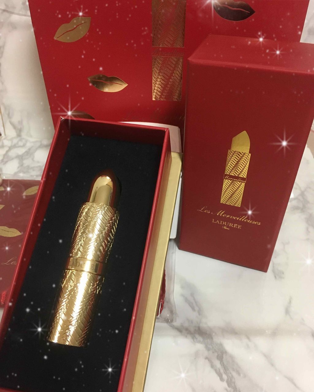 スティック ルージュ/レ・メルヴェイユーズ ラデュレ/口紅を使ったクチコミ（1枚目）