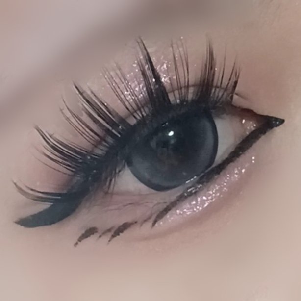 描くふたえアイライナー/CEZANNE/リキッドアイライナーを使ったクチコミ（2枚目）