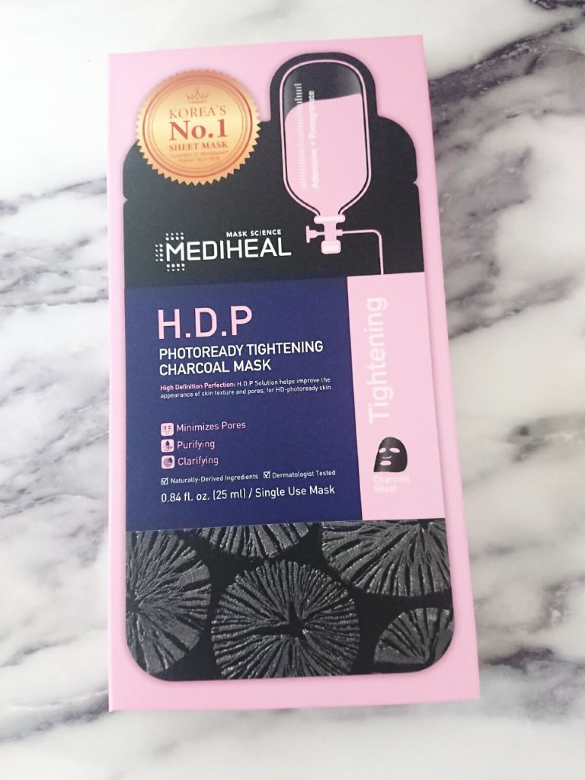 H.D.Pフォトレディータイトニングチャコールマスク/MEDIHEAL/シートマスク・パックを使ったクチコミ(3枚目)