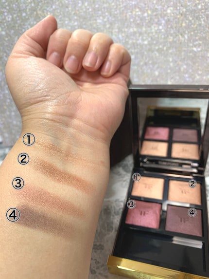 アイ カラー クォード/TOM FORD BEAUTY/アイシャドウパレットを使ったクチコミ(3枚目)