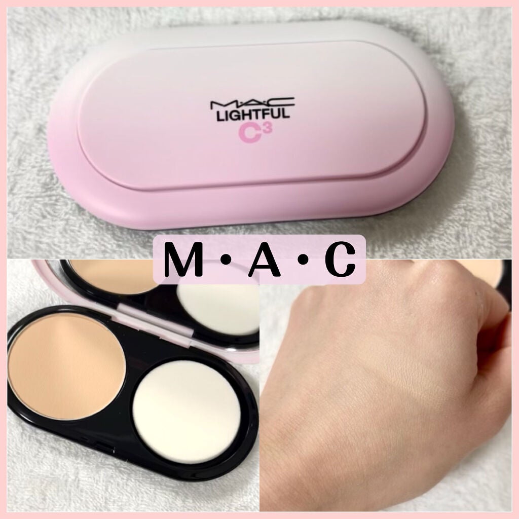 ライトフル C3 ナチュラル シルク パウダーファンデーション/M・A・C/パウダーファンデーションを使ったクチコミ(1枚目)