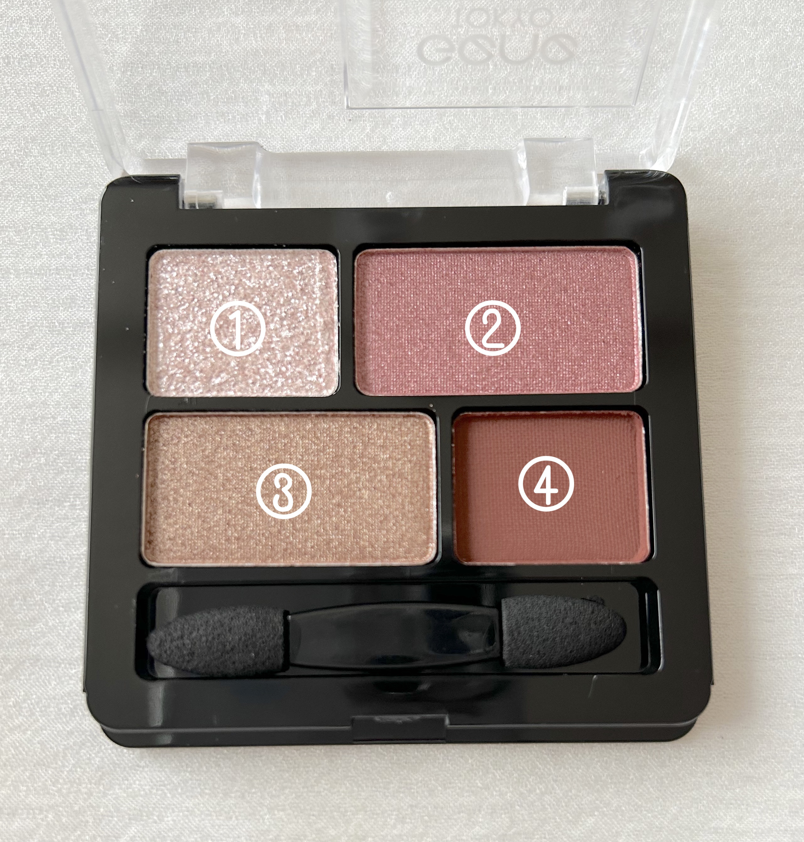 リラクシーアイシャドウ/GENE TOKYO/アイシャドウパレットを使ったクチコミ（2枚目）