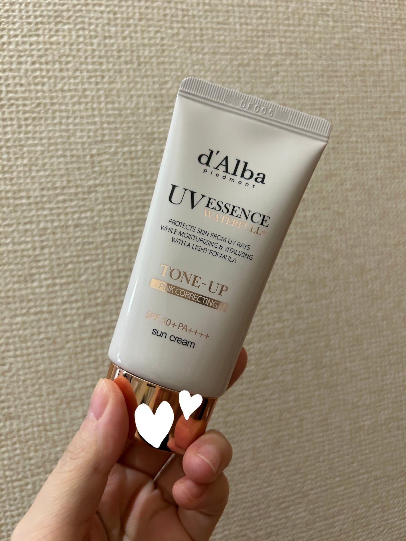 ウォータフルトーンアップサンクリーム/ダルバ/日焼け止めクリームを使ったクチコミ(2枚目)