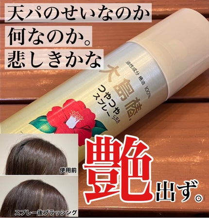 ヘアスプレー/大島椿/ヘアスプレーを使ったクチコミ(1枚目)