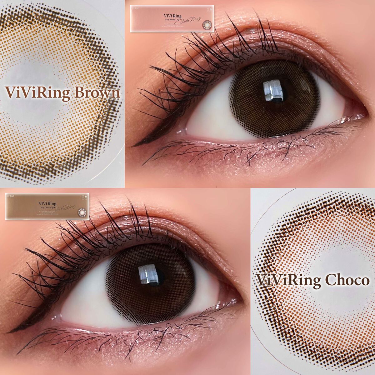 ViVi Ring 1day/OLENS/ワンデー（１DAY）カラコンを使ったクチコミ（2枚目）