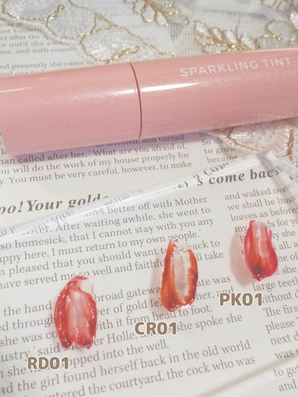 アピュー ジューシーパン スパークリングティント/A’pieu/口紅を使ったクチコミ(2枚目)