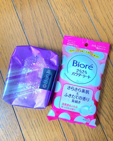 #Ban 爽感さっぱりシャワーシート 石鹸
#Biore さらさらパウダーシート 石鹸

汗っかきなので夏の必需品です(T-T)
今回初めてBanのシート購入しました
石鹸の香りなら使ってみようと買いま