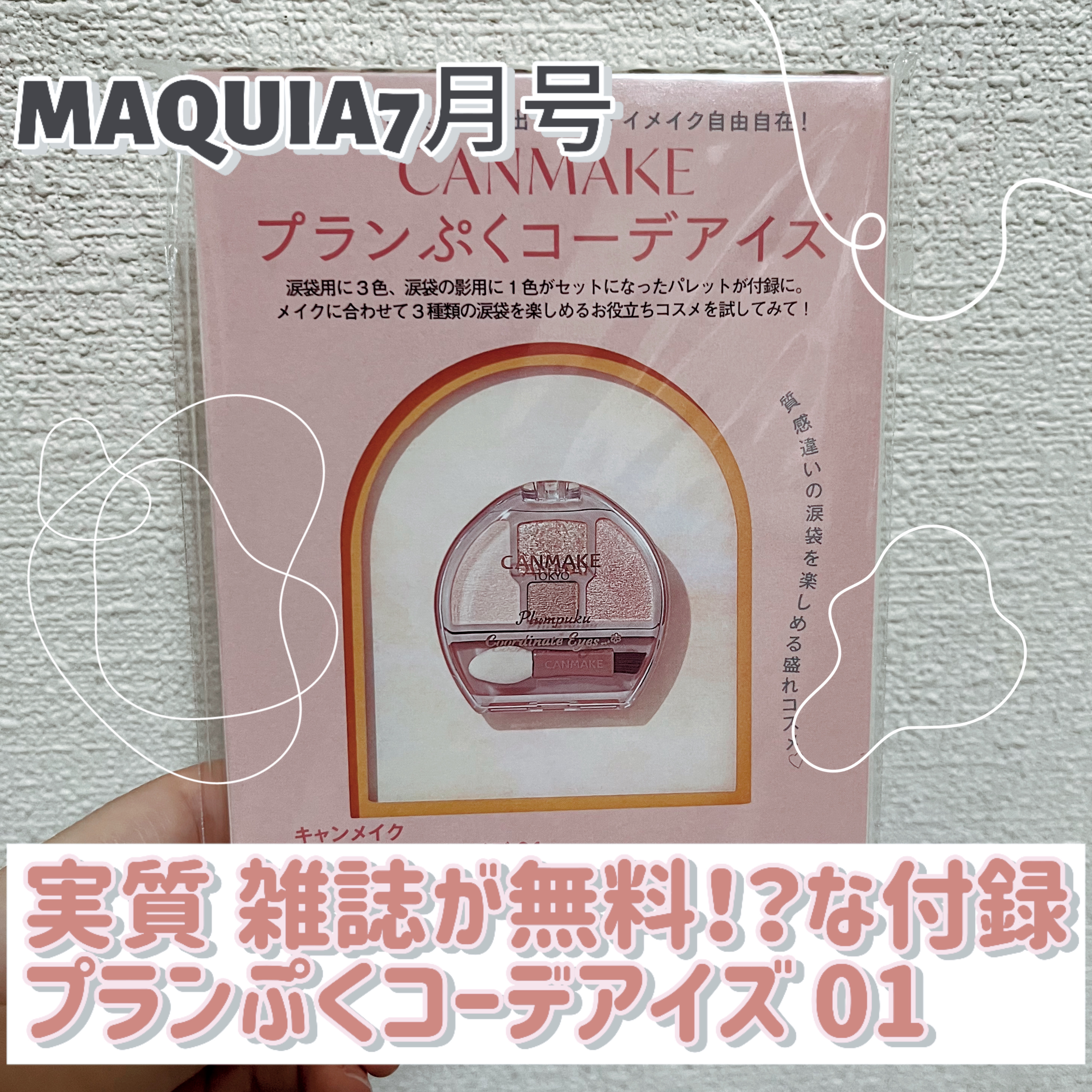 プランぷくコーデアイズ/キャンメイク/パウダーアイシャドウを使ったクチコミ（1枚目）