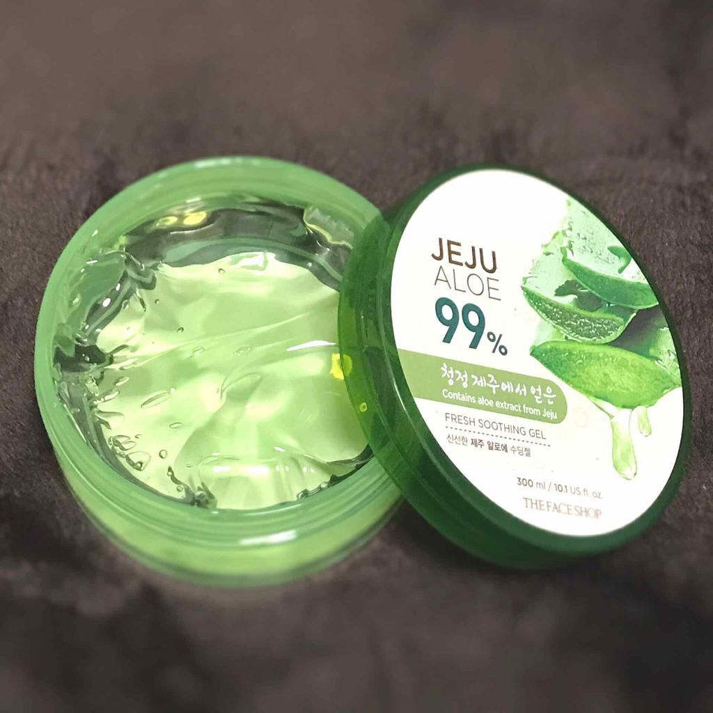 アロエフレッシュスージングモイスチャージェル/THE FACE SHOP/ボディローションを使ったクチコミ(2枚目)