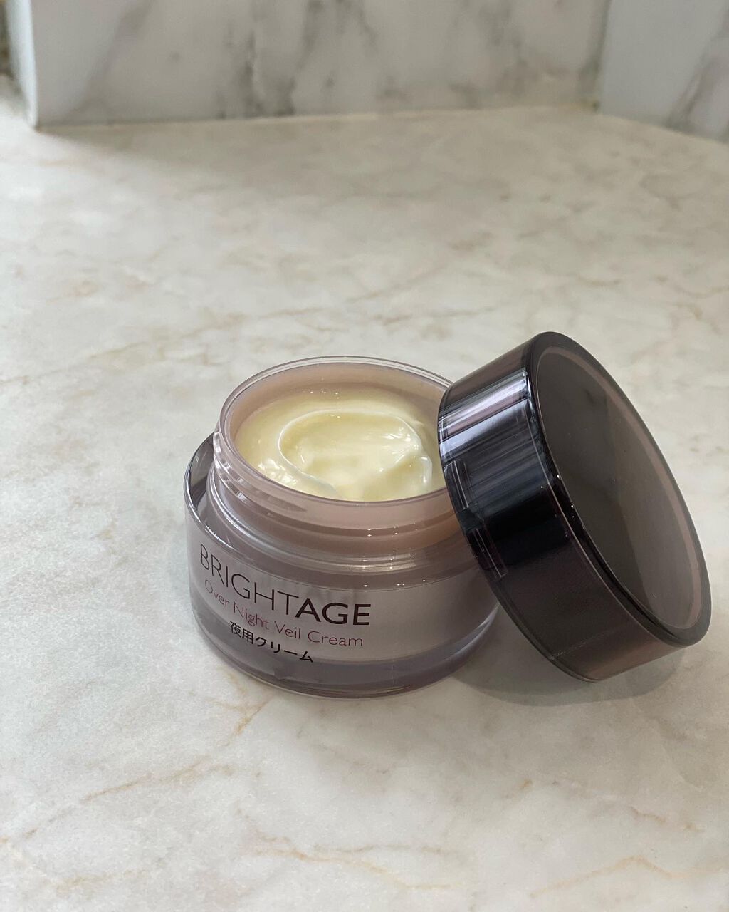 オーバーナイト ヴェールクリーム/BRIGHTAGE/フェイスクリームを使ったクチコミ（2枚目）