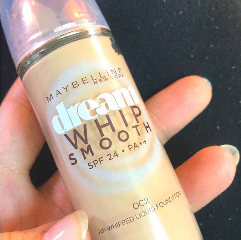 ドリームホイップ スムース リキッド/MAYBELLINE NEW YORK/リキッドファンデーションを使ったクチコミ（1枚目）