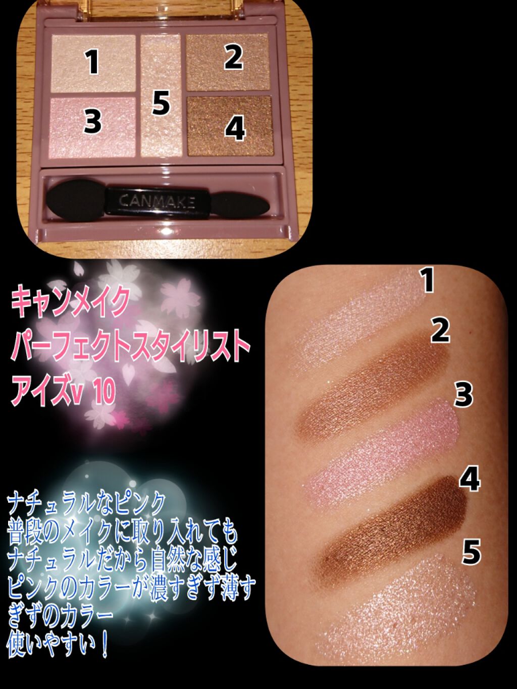 パーフェクトスタイリストアイズ/キャンメイク/アイシャドウパレットを使ったクチコミ(1枚目)