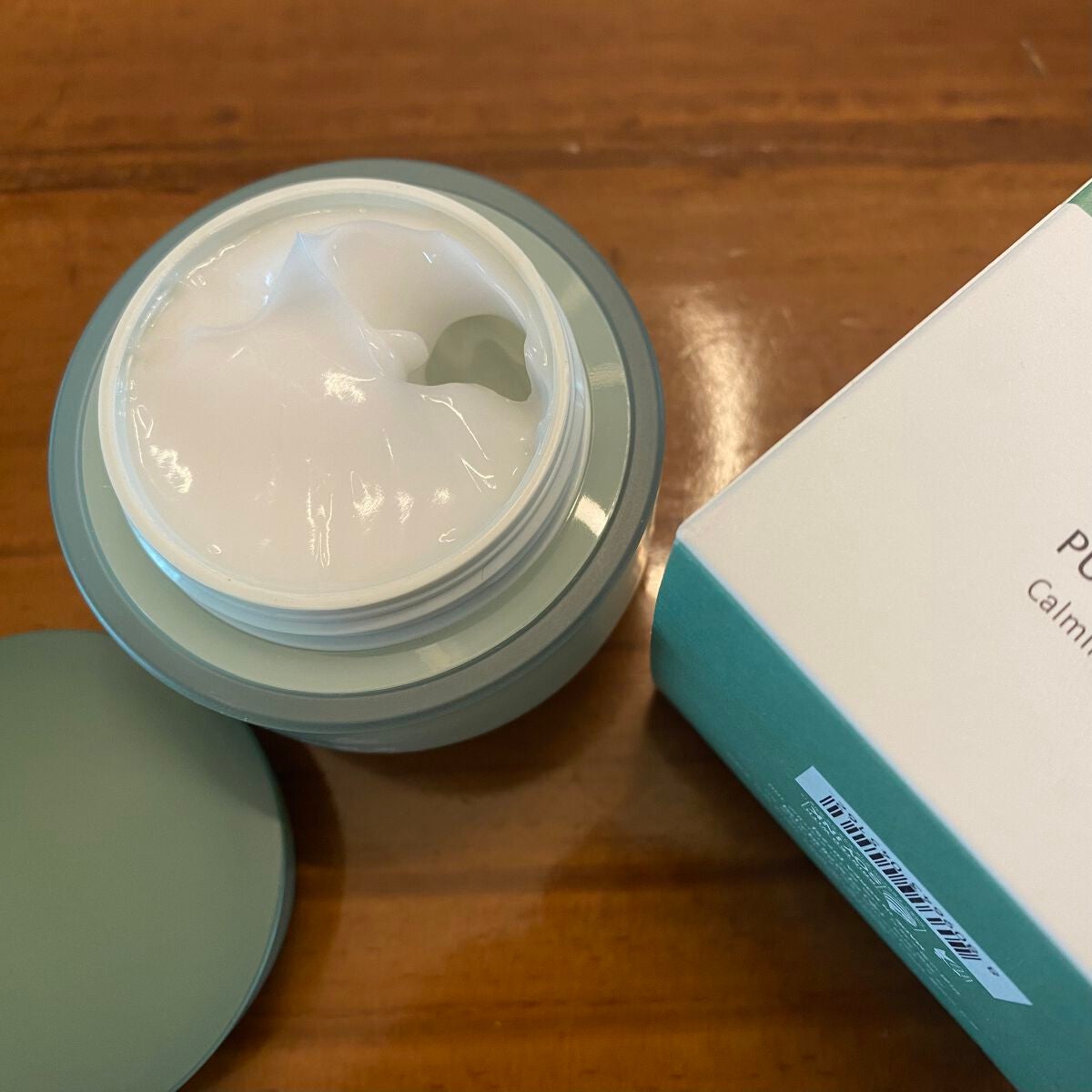 ピュアアルテミシア カーミングウォータークリーム/HANYUL(ハンユル)/フェイスクリームを使ったクチコミ(3枚目)