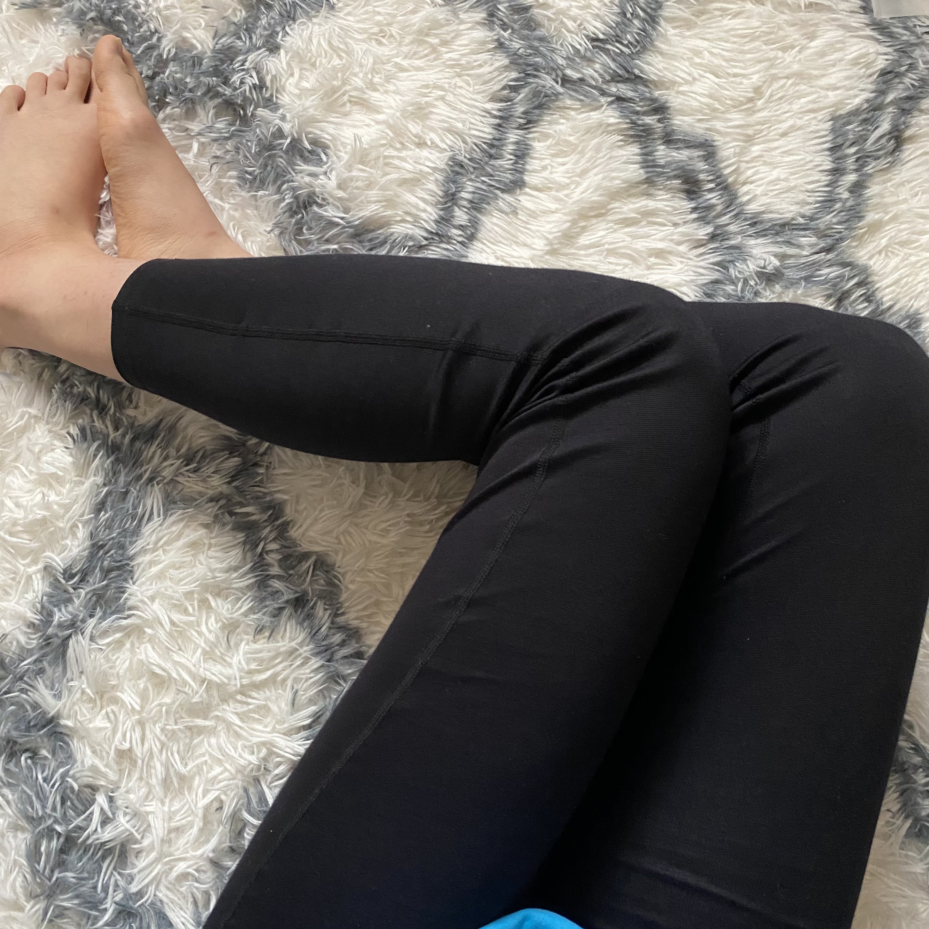 スキニールームウェア ブラック L/SLIMWALK/着圧ソックス・レギンスを使ったクチコミ（2枚目）