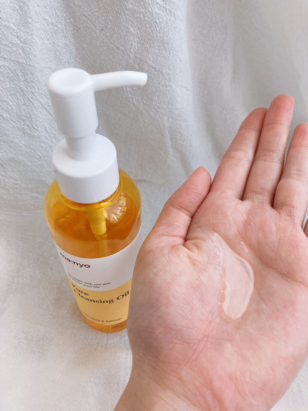 ピュア クレンジング オイル/manyo/オイルクレンジングを使ったクチコミ（3枚目）