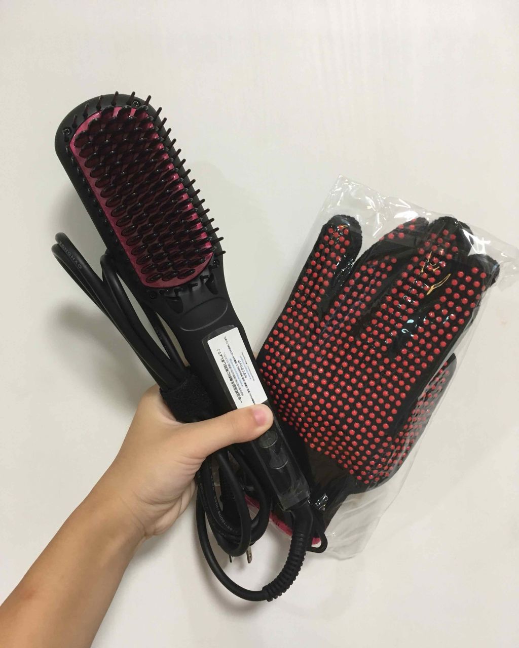 ダブルマイナスイオンストレートブラシアイロン/Miropure/ヒートブラシを使ったクチコミ（3枚目）