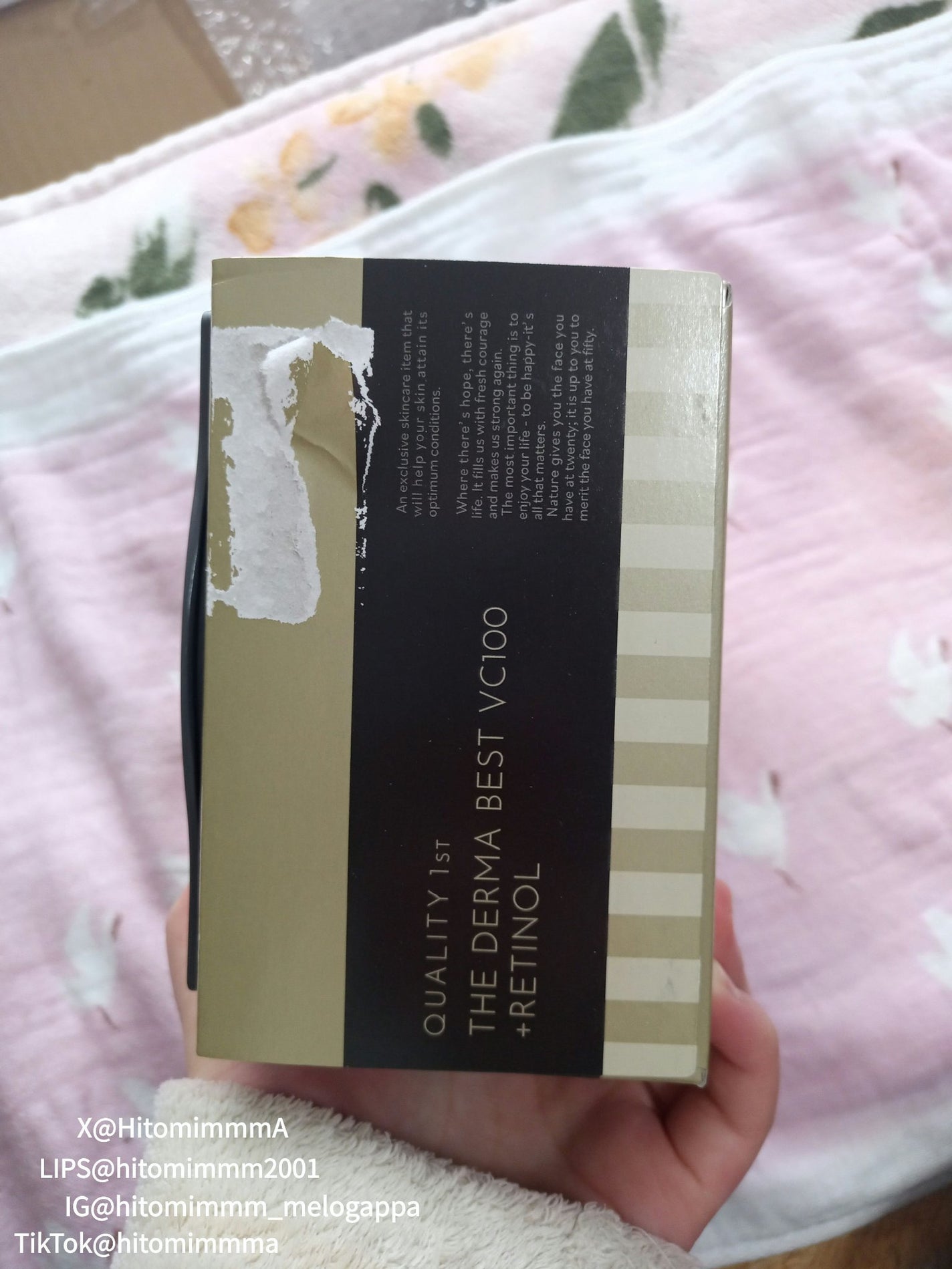 ザ・ダーマ ベストVC100プラスレチノール/クオリティファースト/シートマスク・パックを使ったクチコミ(2枚目)