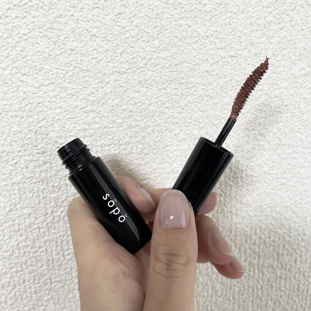 カラーマスカラ/sopo/マスカラを使ったクチコミ（1枚目）