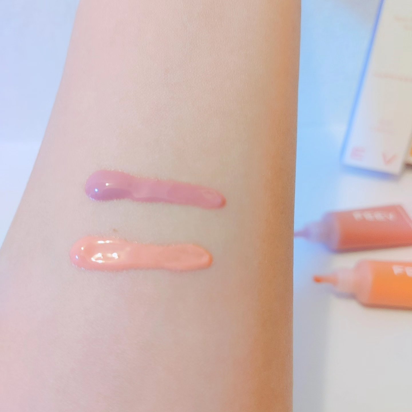 カラーセラムミニ/FEEV/リキッドチークを使ったクチコミ（3枚目）