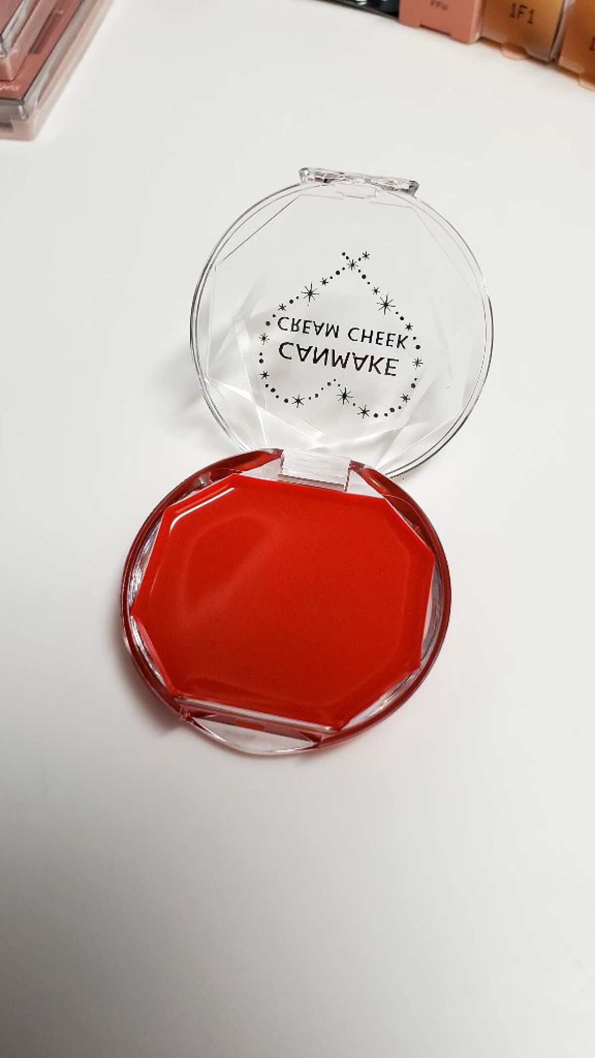 クリームチーク（クリアタイプ）/キャンメイク/ジェル・クリームチークを使ったクチコミ（2枚目）