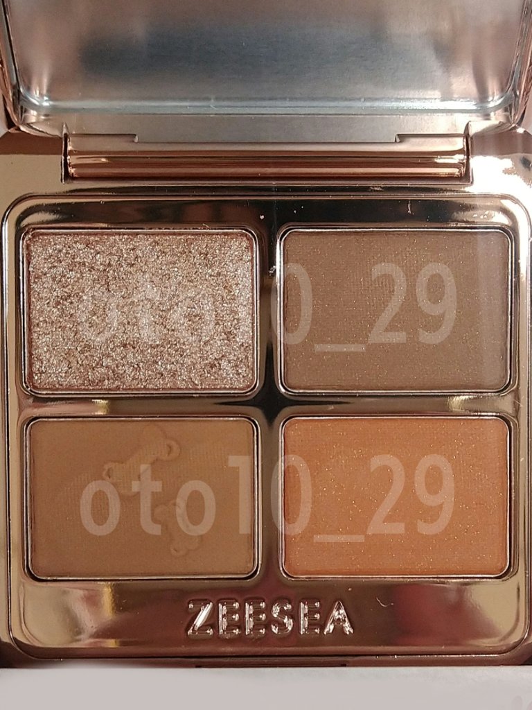 ZEESEA アニマルアイシャドウ(4シェード)のクチコミ「わんちゃん好きさん必見！
パッケージが可愛いだけじゃないアイシャドウ！

✼••┈┈••✼••.....」（2枚目）