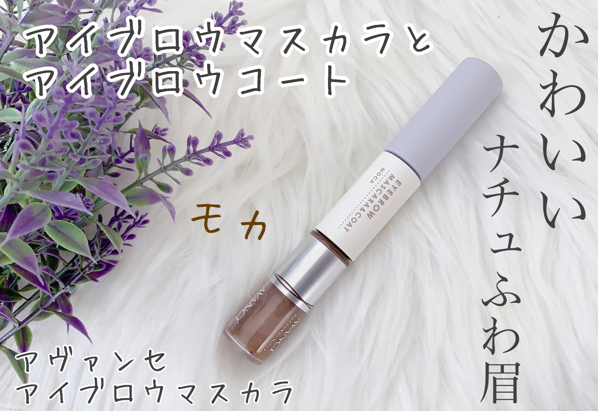 アヴァンセ アイブロウマスカラ＆コート  モカ/アヴァンセ/眉マスカラを使ったクチコミ（1枚目）