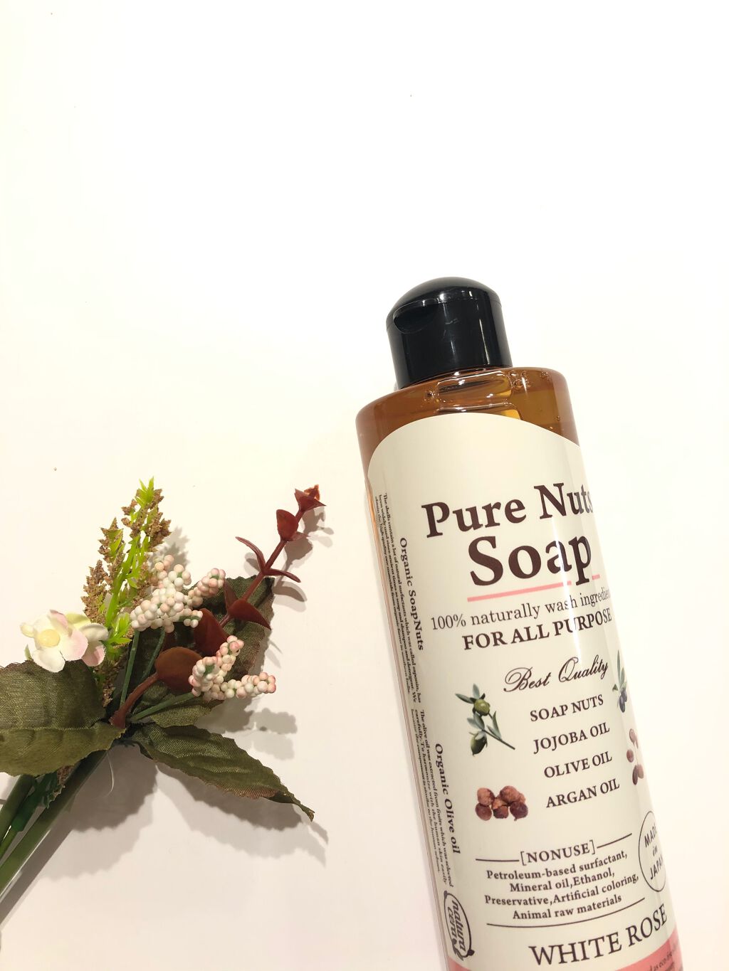 ピュアナッツソープ ホワイトローズの香り/ナチュラセラ/洗顔フォームを使ったクチコミ（1枚目）