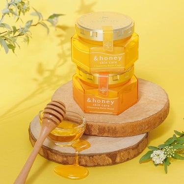 &honey &honey クレンジングバーム モイストのクチコミ「＼リップスの皆さまこんにちは／

ハニクレバームの2種についてご紹介🍯
皆様もうお試しいただけ.....」（1枚目）