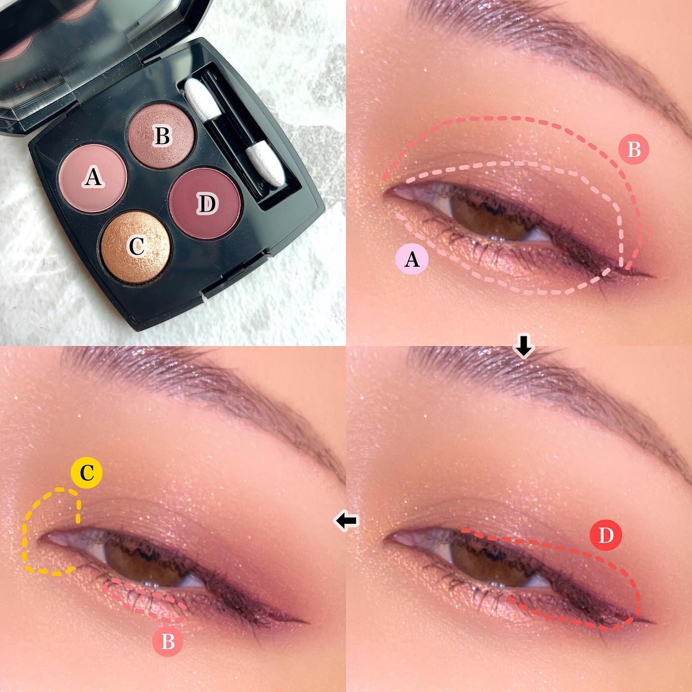 レ キャトル オンブル/CHANEL/アイシャドウパレットを使ったクチコミ(5枚目)