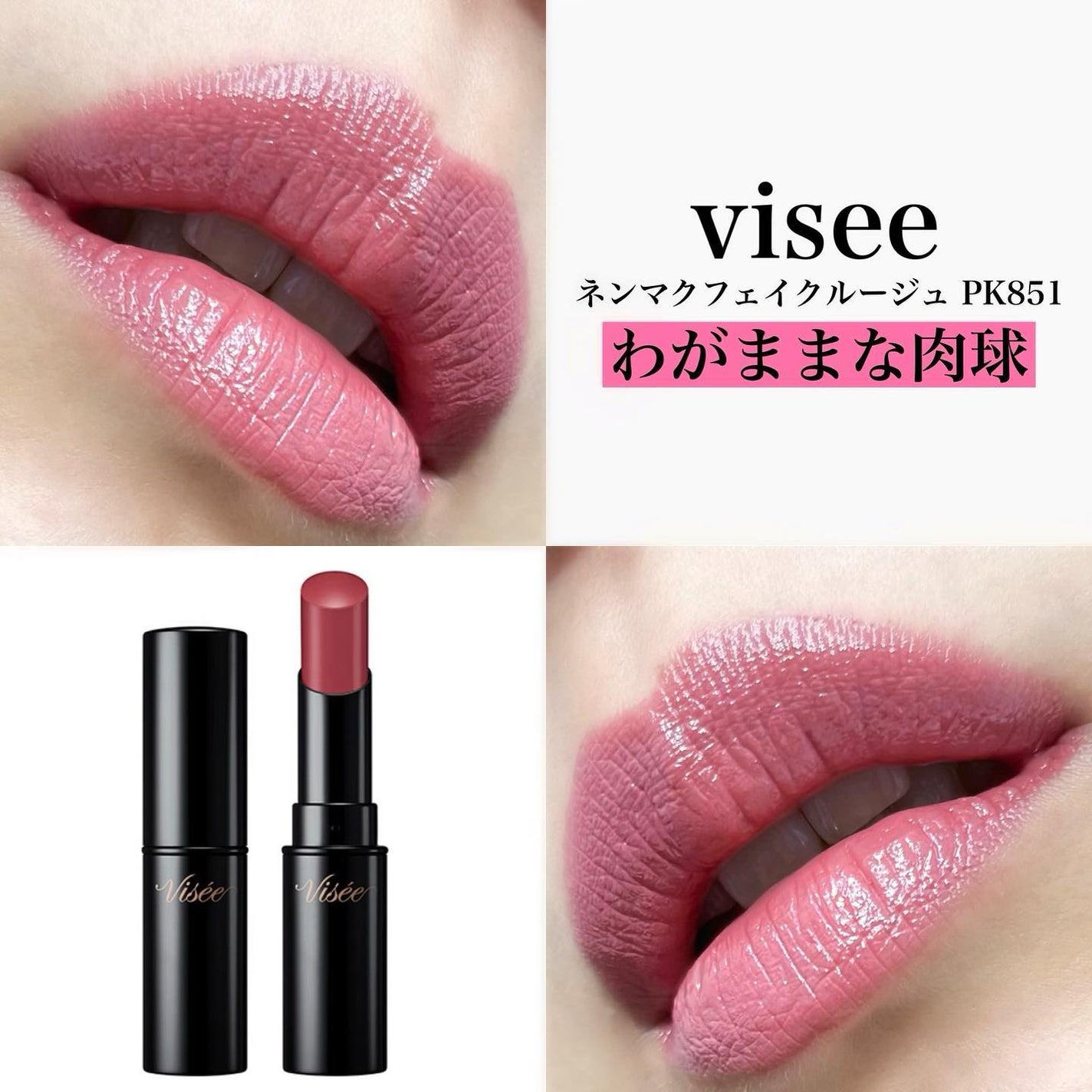 ネンマクフェイク ルージュ/Visée/口紅を使ったクチコミ(1枚目)
