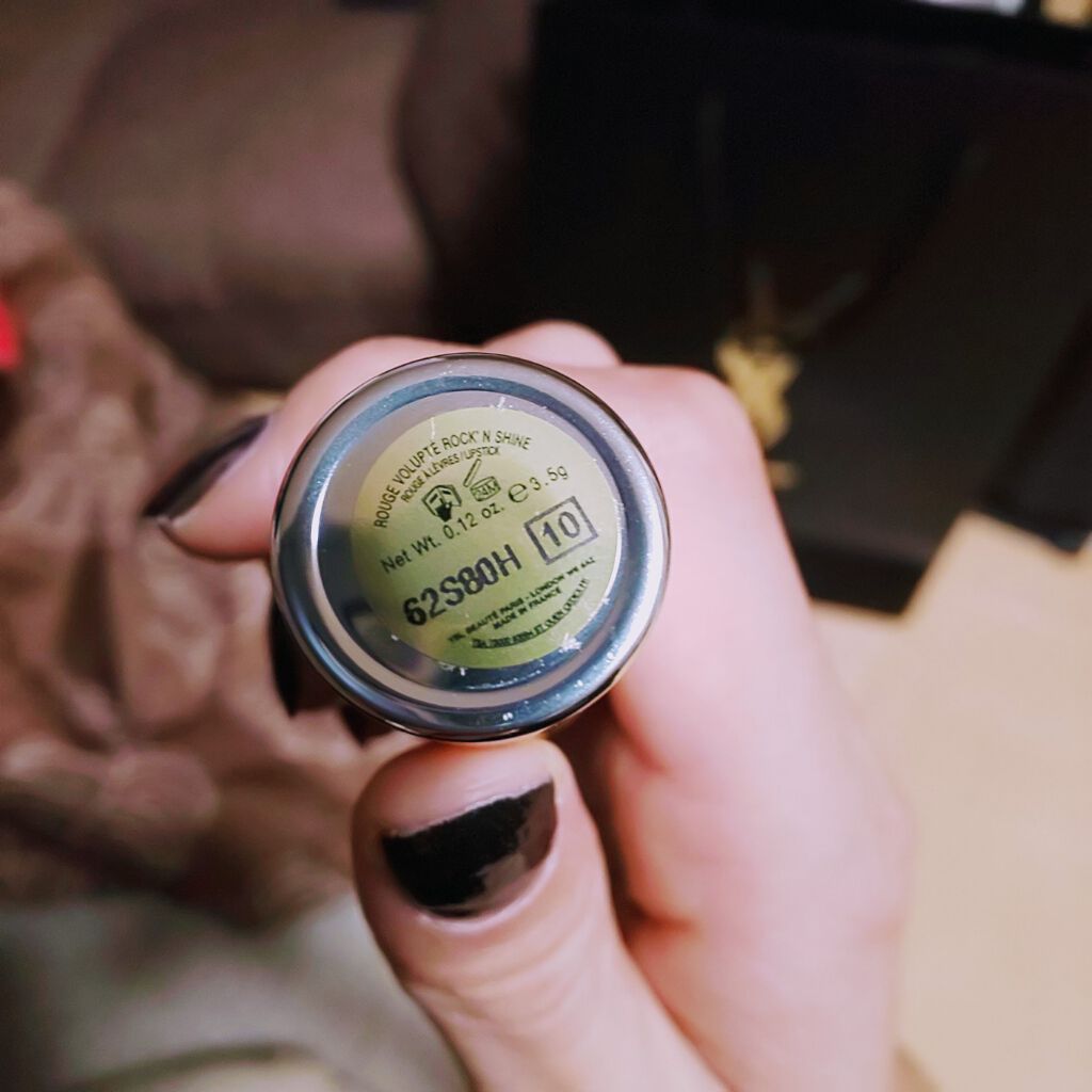 ルージュ ヴォリュプテ シャイン/YVES SAINT LAURENT BEAUTE/口紅を使ったクチコミ（3枚目）