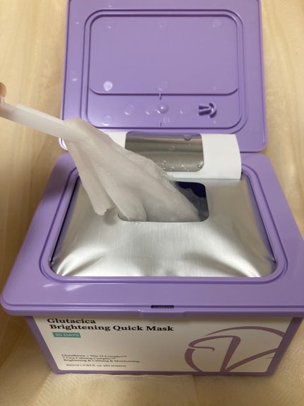 グルタシカ ブライトニングクイックマスク/Dr.Viuum/シートマスク・パックを使ったクチコミ(2枚目)