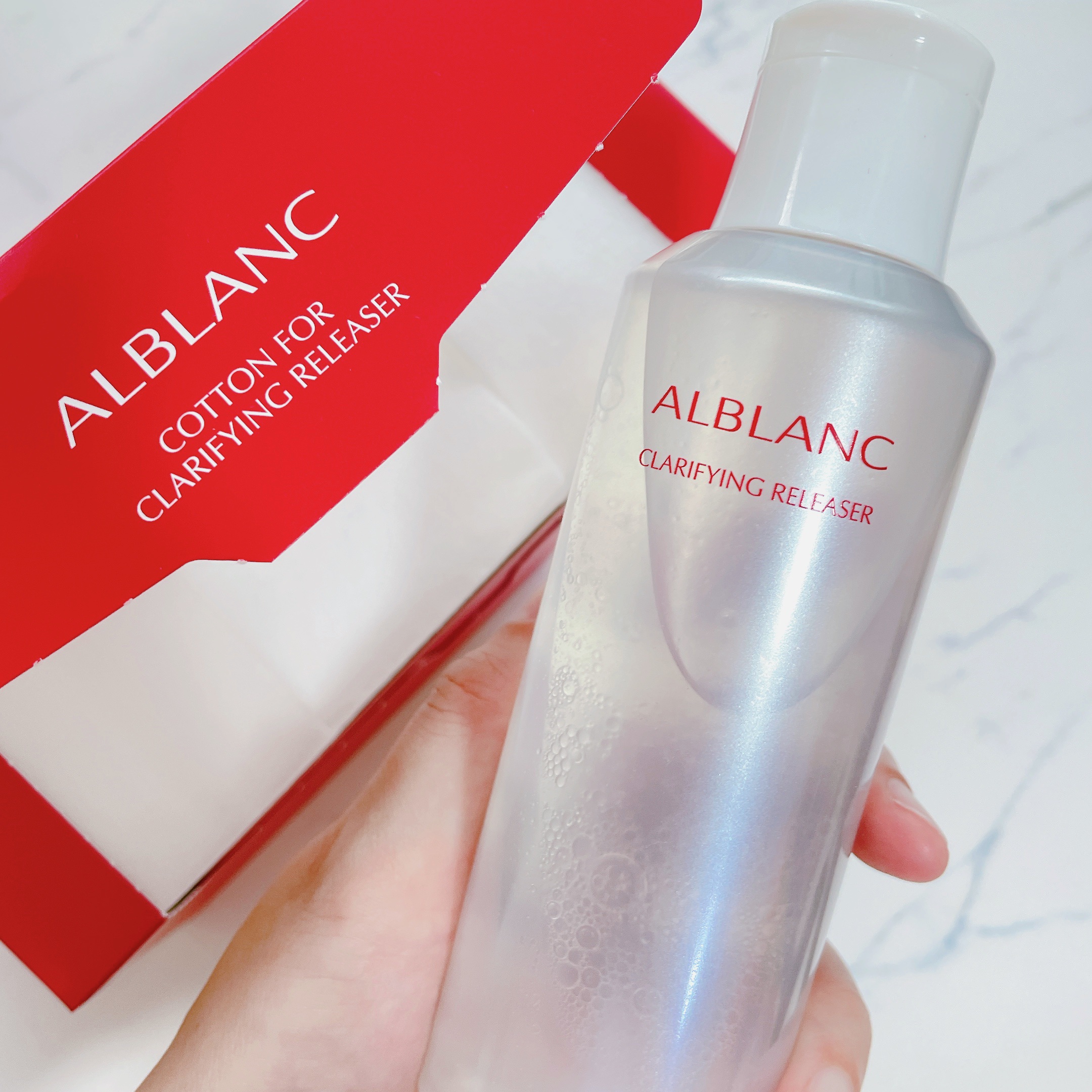 クラリファイイング リリーサー/ALBLANC/クレンジングウォーターを使ったクチコミ（3枚目）