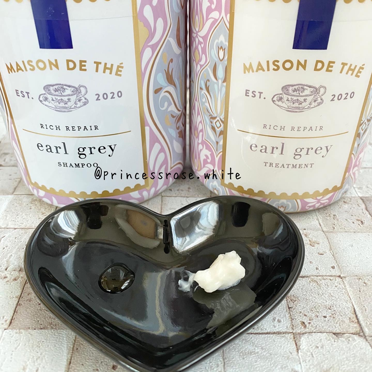 リッチリペア シャンプー／トリートメント リッチリペア トリートメント ポンプ/MAISON DE THÉ/市販シャンプーを使ったクチコミ（3枚目）