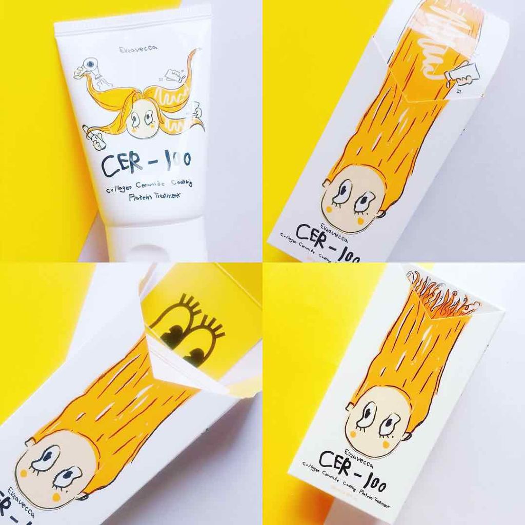 ミルキーピギー CER-100ヘアパック/Elizavecca/ヘアマスク・ヘアパックを使ったクチコミ（2枚目）