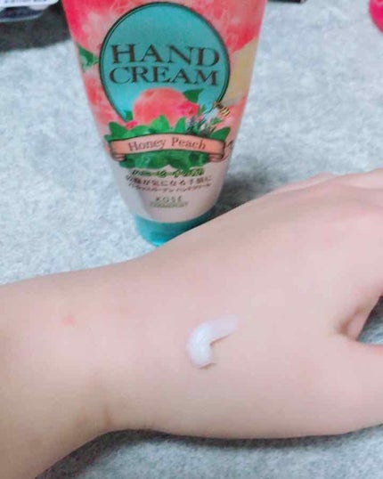 ハンドクリーム (ハニーピーチ)/プレシャスガーデン/ハンドクリームを使ったクチコミ(2枚目)