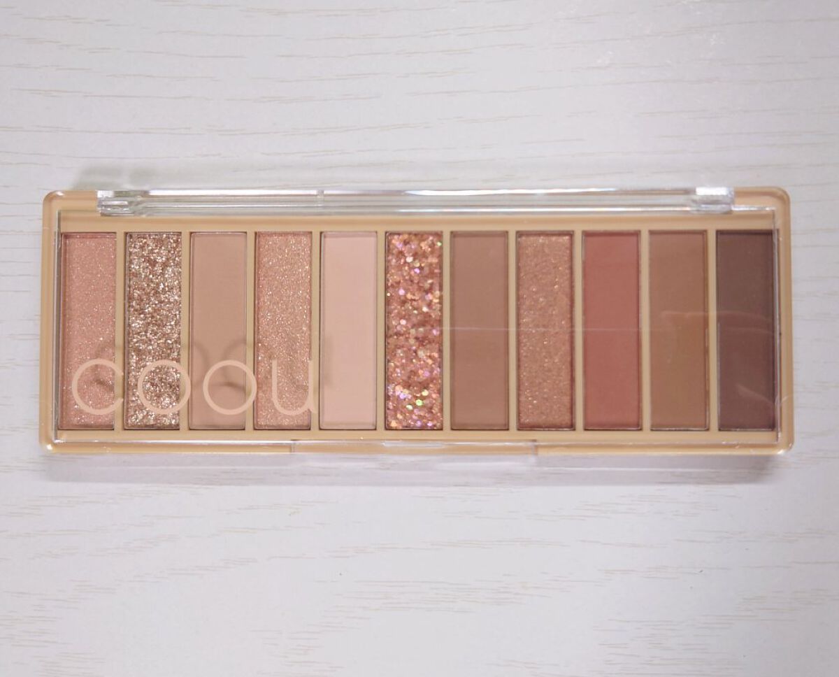 アイシャドウパレット/coou/アイシャドウパレットを使ったクチコミ（3枚目）
