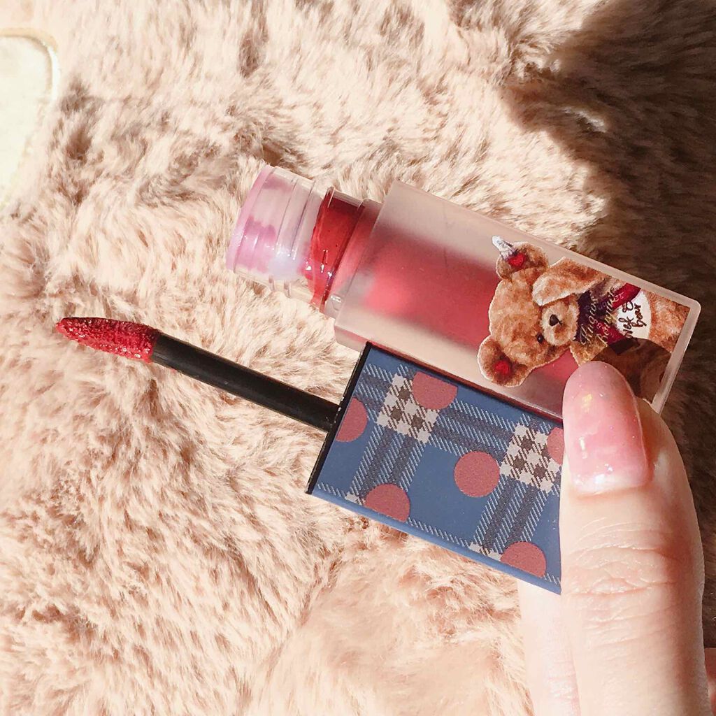 LoveBear ココアムースティントルージュ/FlowerKnows/リップティントを使ったクチコミ(3枚目)