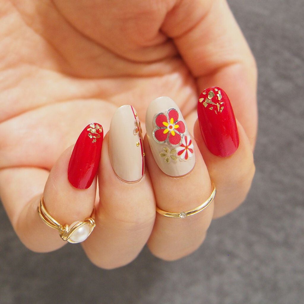 ネイルシール/セリア/ネイルシールを使ったクチコミ(3枚目)