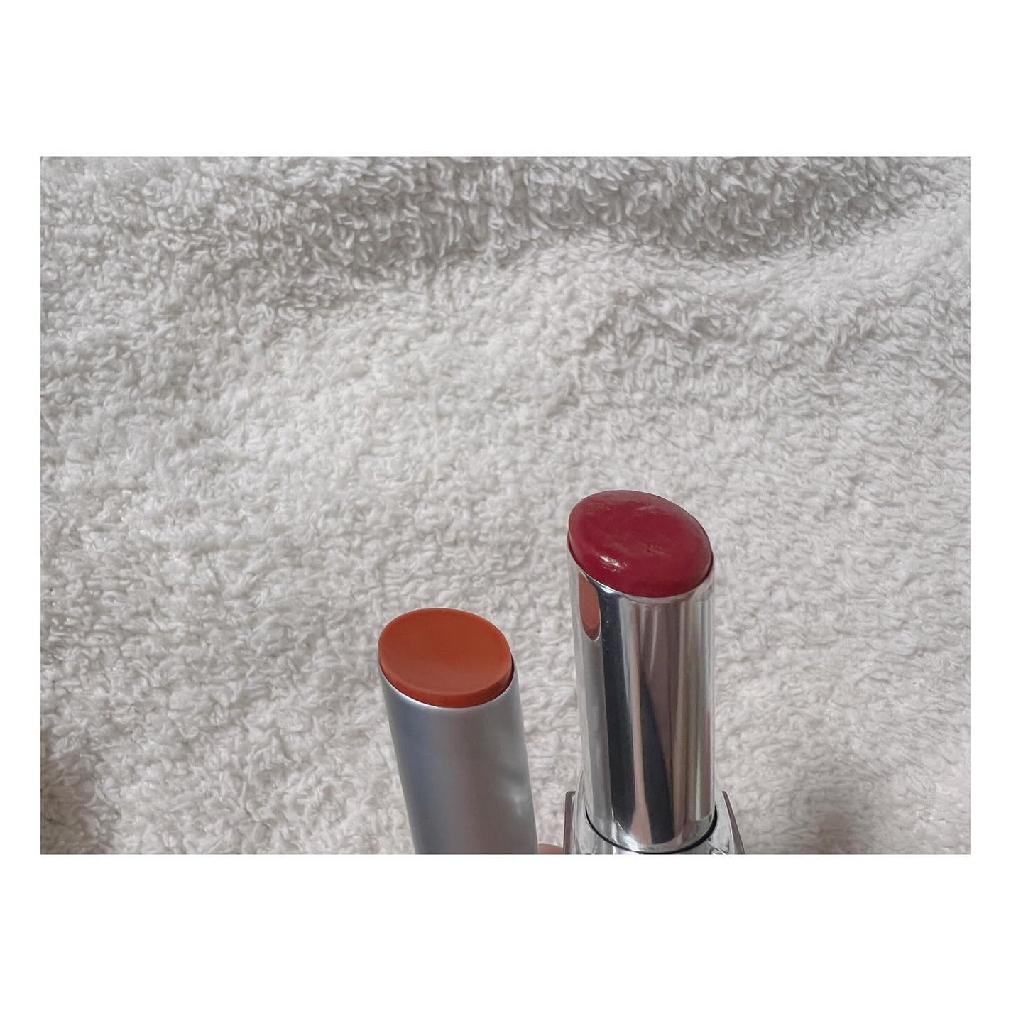 グラスティングメルティングバーム/rom&nd/リップバームを使ったクチコミ(3枚目)