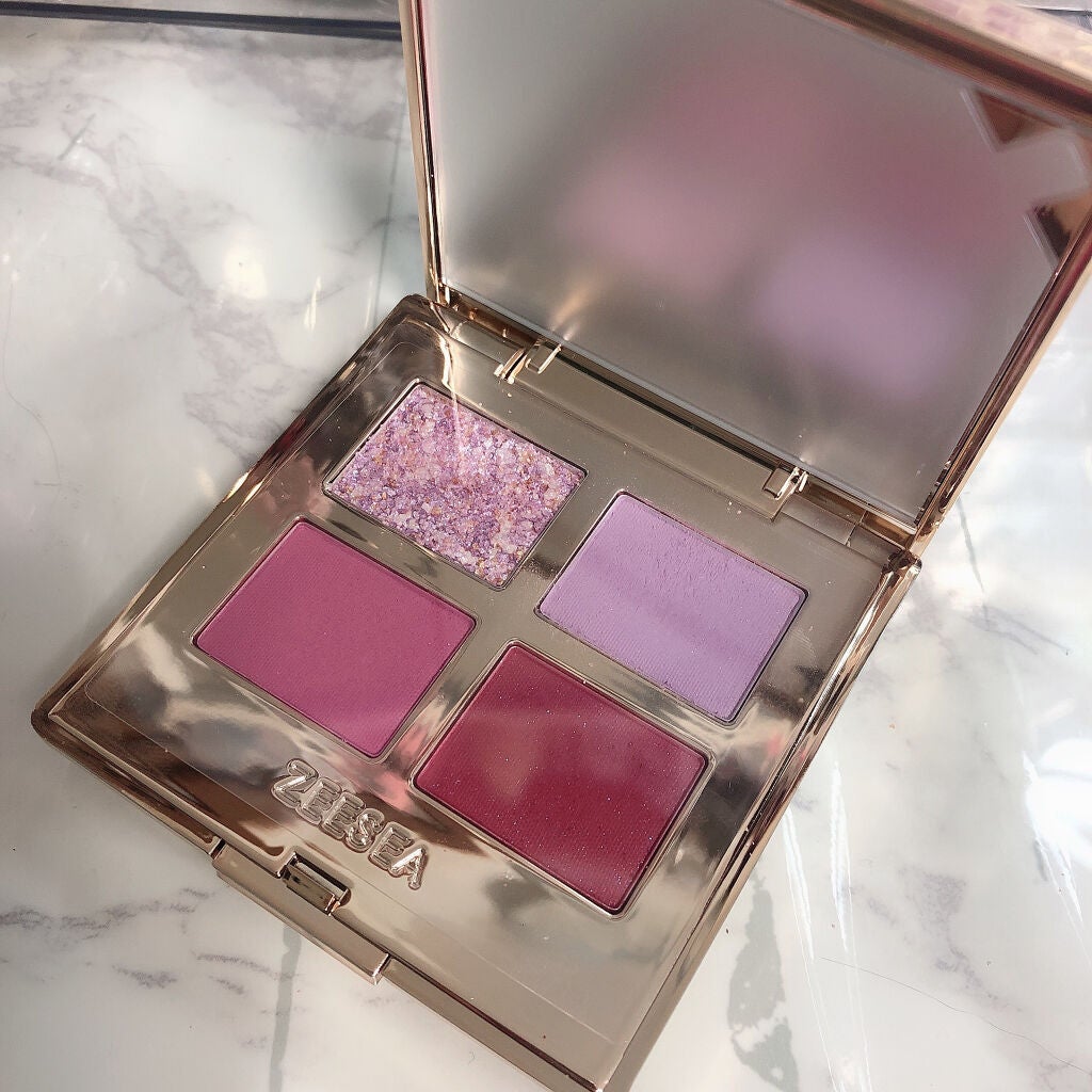 ドリームランドアイシャドウ ( 4シェード )/ZEESEA/アイシャドウパレットを使ったクチコミ(2枚目)