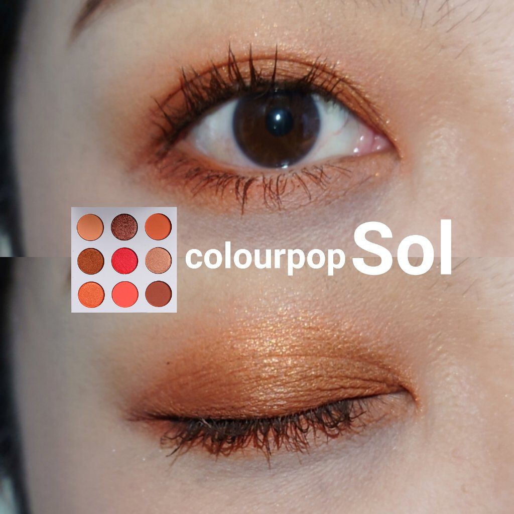 シャドウパレットSOL/ColourPop/アイシャドウパレットを使ったクチコミ（1枚目）