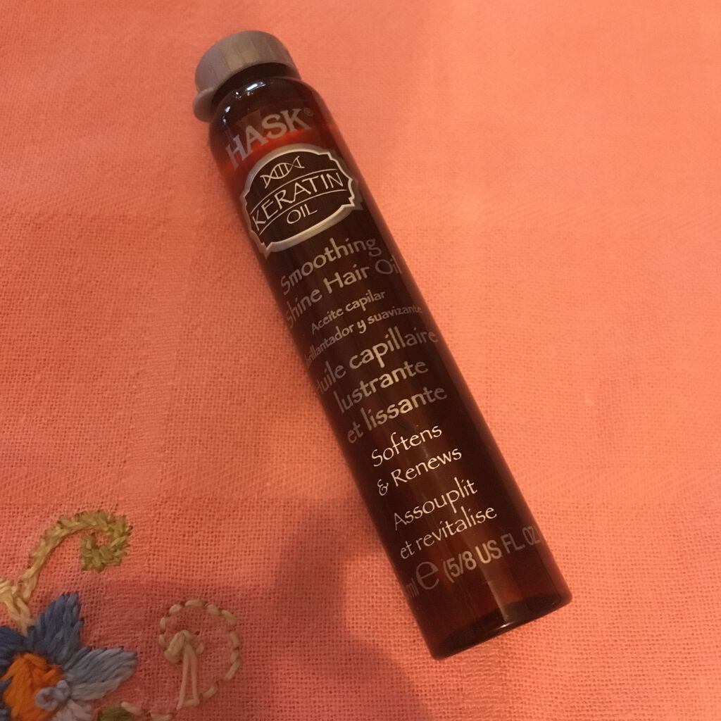 ケラチンプロテインスムージングシャインヘアオイル/HASK/ヘアオイルを使ったクチコミ（1枚目）